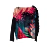 Artista Women's Whisper Velvet Printed Top