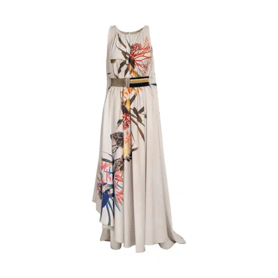 Artista Women's White Star Maxi Dress