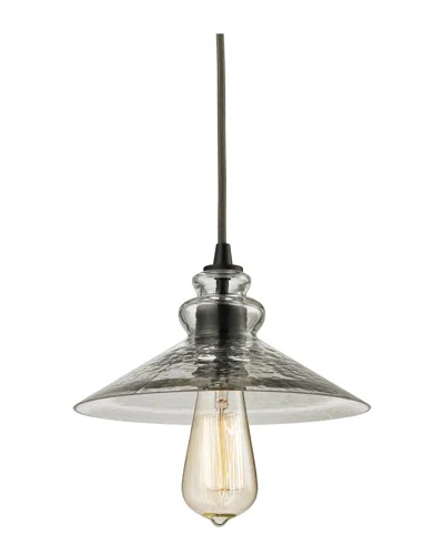 Artistic Home & Lighting 1-light Hammered Glass Mini Pendant