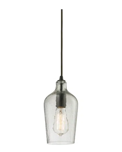 Artistic Home & Lighting 1-light Hammered Glass Mini Pendant