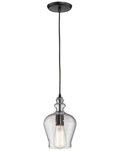 Artistic Home & Lighting 1-light Menlow Park Mini Pendant In Black