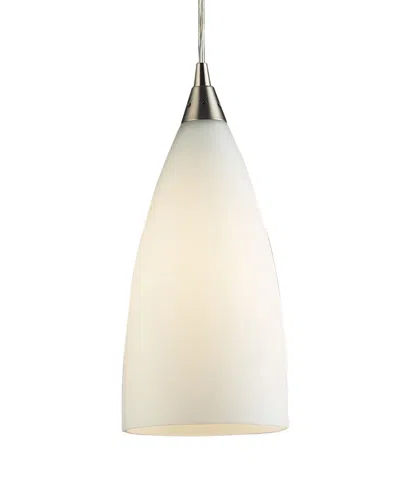 Artistic Home & Lighting 1-light Satin Nickel Pendant