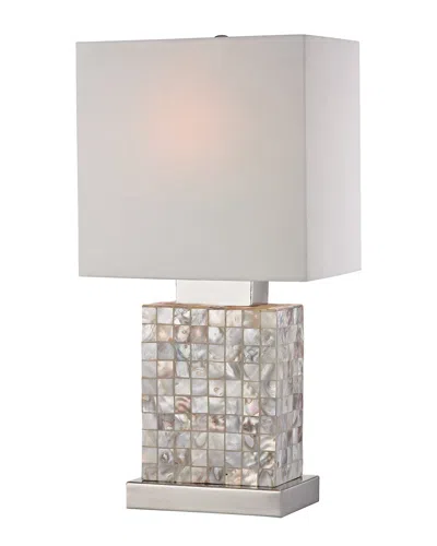 Artistic Home & Lighting 17in Mother-of-pearl Table Lamp In Neutral