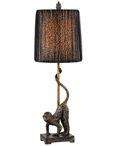 Artistic Home & Lighting 26in Aston Monkey Table Lamp In Brown