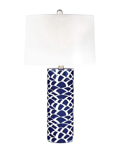 Artistic Home & Lighting 28in Scale Sketch Table Lamp In Blue