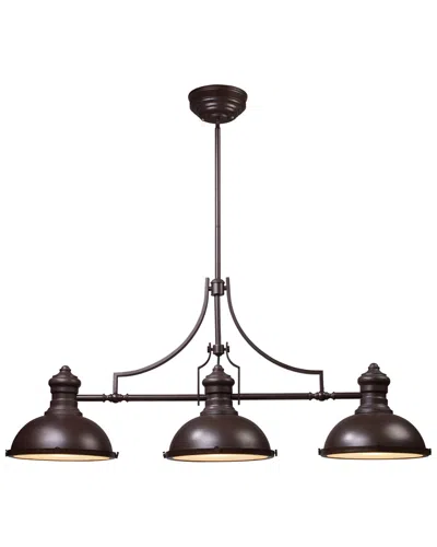 Artistic Home & Lighting 3-light Chadwick Billiard/island Light