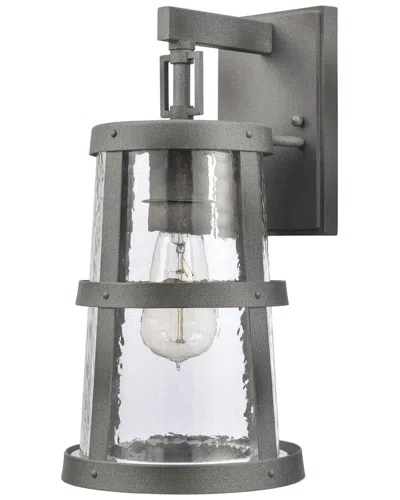 Artistic Home & Lighting Artistic Home Dakota 14'' High 1-light Outdoor Sconce In Silver