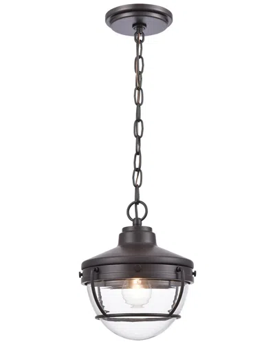 Artistic Home & Lighting Artistic Home Eastport 9'' Wide 1-light Outdoor Pendant In Gold