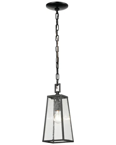 Artistic Home & Lighting Artistic Home Italia 1-light Outdoor Pendant In Black