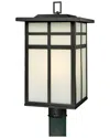 Artistic Home & Lighting Artistic Home Mission 20'' High 3-light Outdoor Post Light In Black