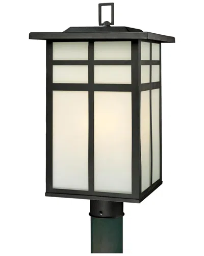 Artistic Home & Lighting Artistic Home Mission 20'' High 3-light Outdoor Post Light In Black