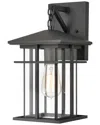 Artistic Home & Lighting Artistic Home Oak Park 14'' High 1-light Outdoor Sconce In Black