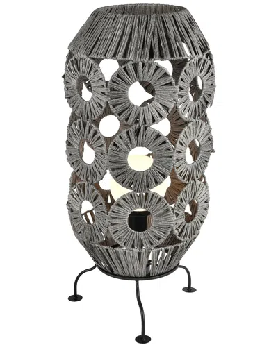 Artistic Home & Lighting Artistic Home Palayan 36in High 1-light Outdoor Table Lamp In Gray