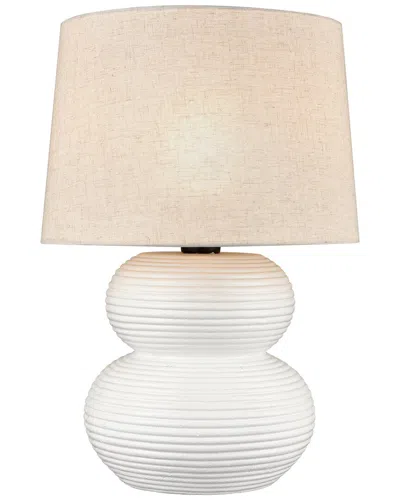 Artistic Home & Lighting Artistic Home Phillipa 25'' High 1-light Outdoor Table Lamp In White