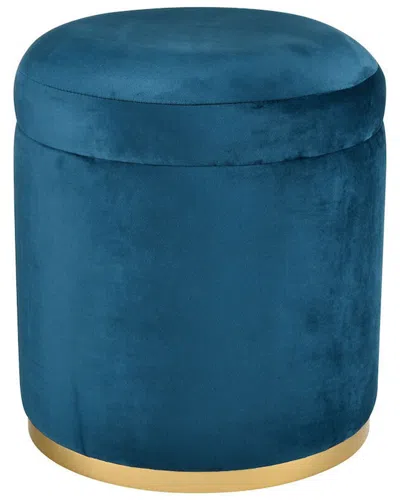 Artistic Home & Lighting Artistic Home Raina Ottoman In Navy