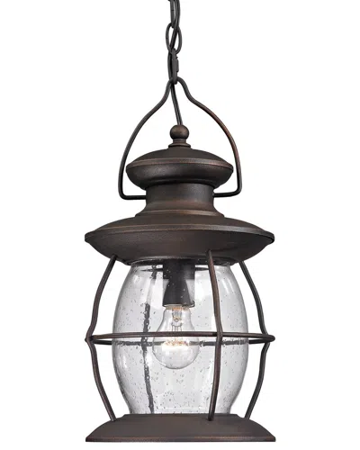 Artistic Home & Lighting Artistic Home Village Lantern 8'' Wide 1-light Outdoor Pendant In Grey