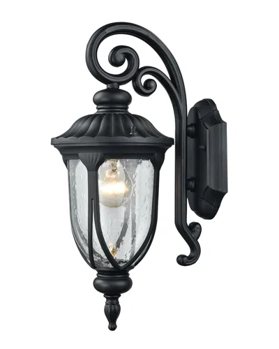 Artistic Home & Lighting Artistic Lighting Derry Hill 1 Light Outdoor Wall Sconce In Black