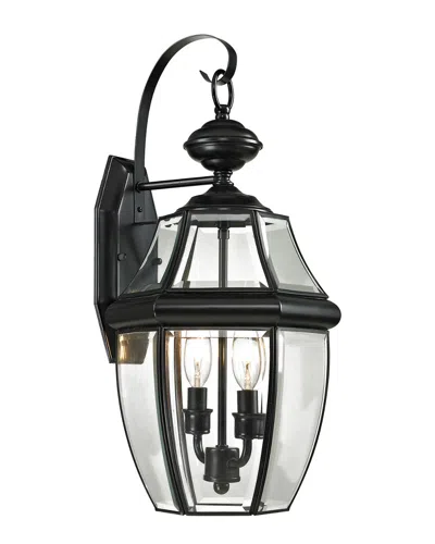 Artistic Home & Lighting Ashford 2-light Outdoor Wall Sconce In Black