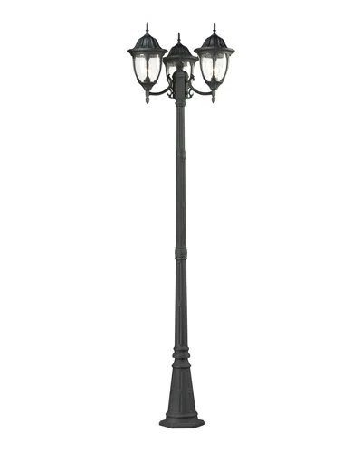 Artistic Home & Lighting Central Square 3-light Outdoor Post Lamp