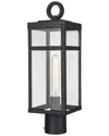 Artistic Home & Lighting Dalton 20in High 1-light Outdoor Post Light In Black