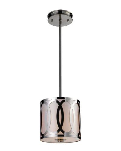 Artistic Home & Lighting Discontinued  1-light Anastasia Pendant In Metallic