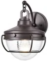 Artistic Home & Lighting Eastport 10in High 1-light Outdoor Sconce In Gold