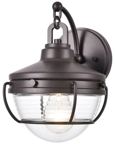 Artistic Home & Lighting Eastport 10in High 1-light Outdoor Sconce In Gold