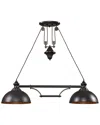 Artistic Home & Lighting Farmhouse 2-light Island