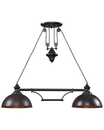 Artistic Home & Lighting Farmhouse 2-light Island
