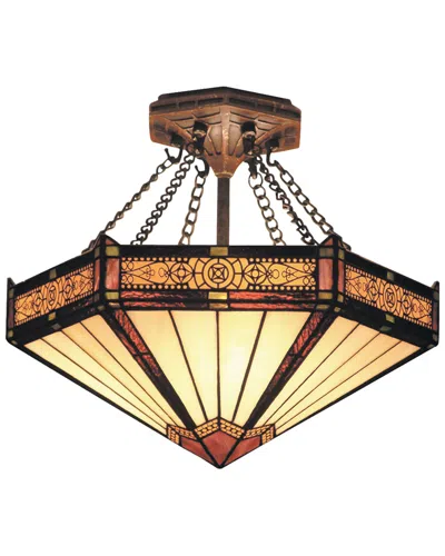 Artistic Home & Lighting Filagree Semi Flush