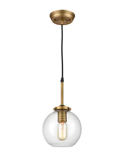 Artistic Home & Lighting Mountain Creek 1-light Mini Pendant In Gold