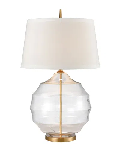 Artistic Home & Lighting Nest Table Lamp In White