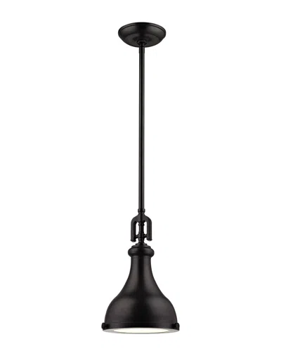 Artistic Home & Lighting Rutherford 1-light Pendant In Black