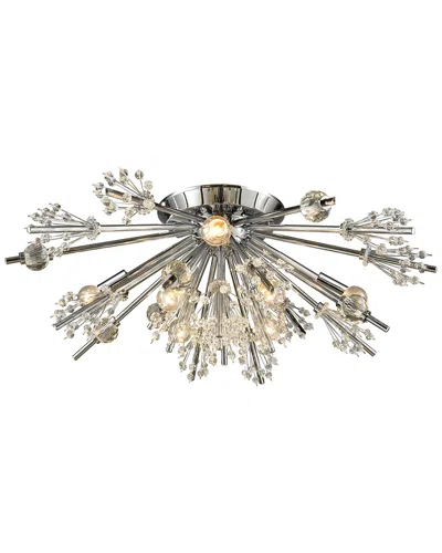 Artistic Home & Lighting Starburst 8-light Semi Flush