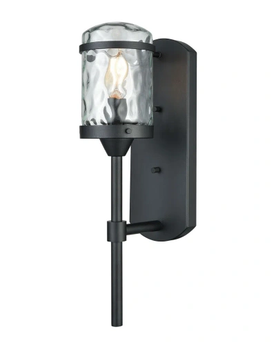 Artistic Home & Lighting Torch 1-light Outdoor Wall Lamp In Black