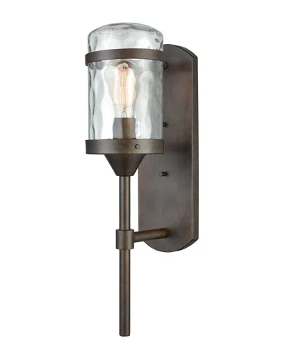 Artistic Home & Lighting Torch 1-light Outdoor Wall Lamp In Burgundy