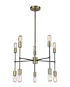 Artistic Home & Lighting Up Down Century 10 Light Chandelier