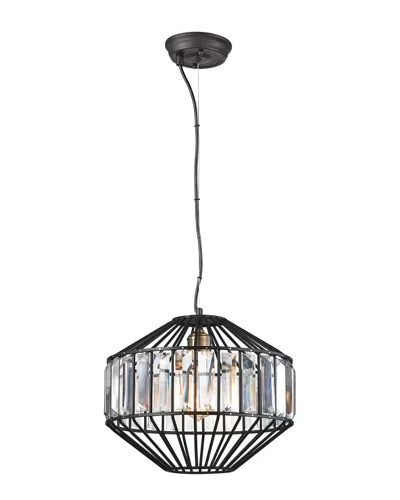 Artistic Home & Lighting Yardley 1-light Pendant In Black