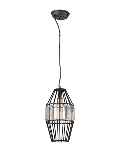 Artistic Home & Lighting Yardley 1-light Pendant In Black