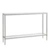 Artistica Claret Console Table In Silver