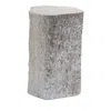 Artistica Tall Trunk Segment Table In Silver Leaf