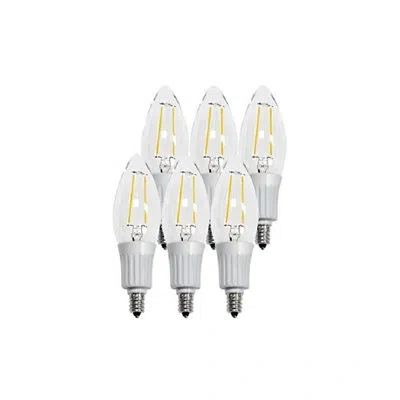 Artiva Usa 3w E12 Led Edison Candle Light Bulb In Clear;warm White