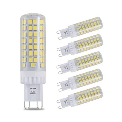 Artiva Usa 60 Watt Equivalent G9 G9/bi-pin Dimmable Led Bulb In Clear;white