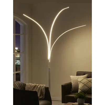 Artiva Usa 92" Led Tree Floor Lamp In White