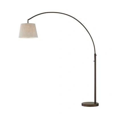 Artiva Usa Allegra 79" Arched Floor Lamp In Antique Bronze