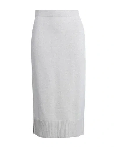 Artknit Studios The Merino Wool Pencil Skirt Woman Midi Skirt Beige Size L Merino Wool