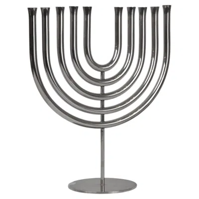 Pre-owned Art.krupp Berndorf Mid-century Modernist Kinetic Silver-plated 10-light Candelabra Berndorf, 1960s