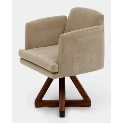 Artless Allison X Upholstered Dining Chair In Taupe