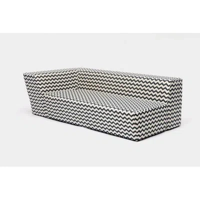 Artless Caroline Armless Sofa In Zigzag