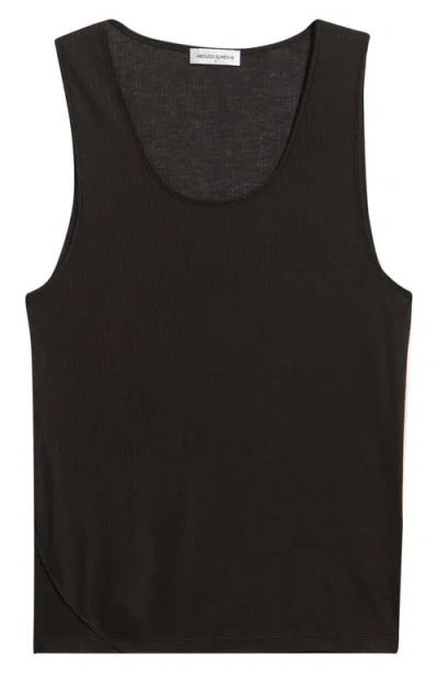 Artless Forever Benny Scoop Neck Tank In Black